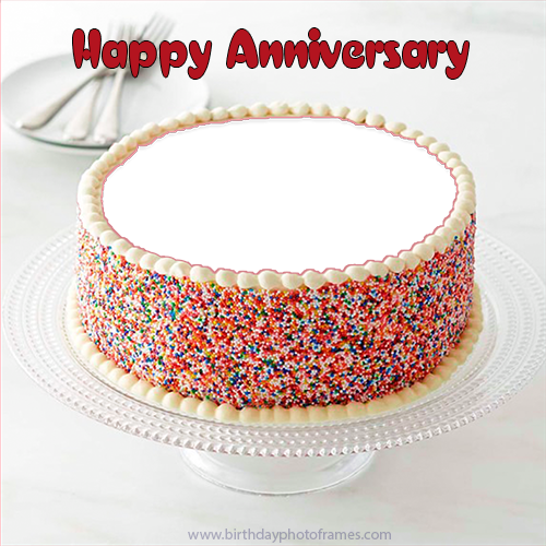 HAPPY ANNIVERSARY Cake Topper (Gold) | Bake Group