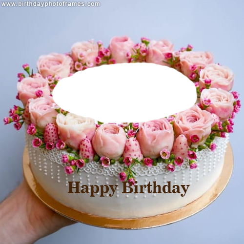 Online Happy Birthday Cake With Name And Photo Free Download