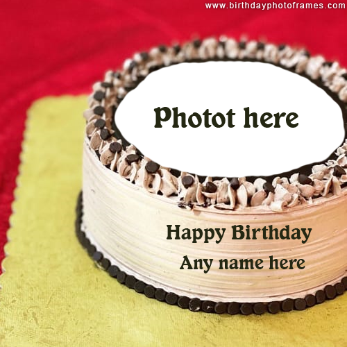 Edit Birthday Shining Glitter Decorated Cake With Your